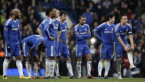 Po 11 metrų baudinių loterijos Londono &bdquo;Chelsea&ldquo; eliminuota i&scaron; FA taurės 