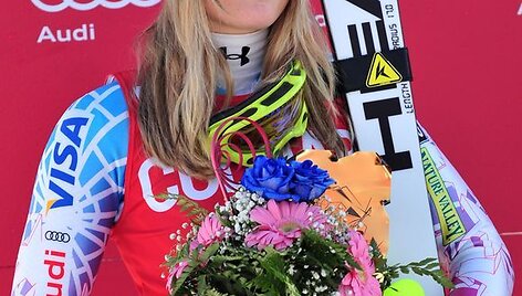 Amerikietei Lindsey Vonn &ndash; pirmasis sezono pasaulio taurės čempionės titulas  