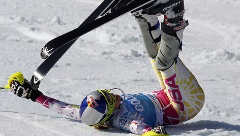 Amerikietei Lindsey Vonn &ndash; pirmasis sezono pasaulio taurės čempionės titulas  