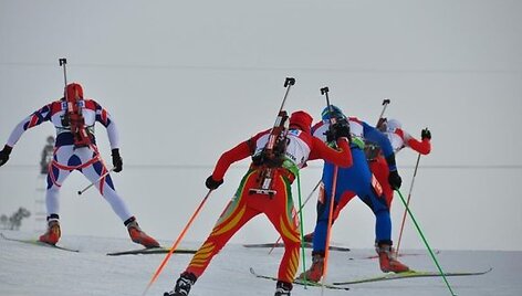 Tomas Kaukėnas biatlono varžybose