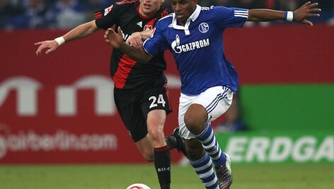 &bdquo;Schalke 04&ldquo; ir &bdquo;Bayern&ldquo; rungtynių akimirka