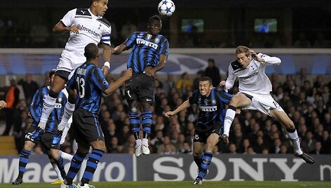 "Tottenham" ir "Inter" rungtynių akimirka