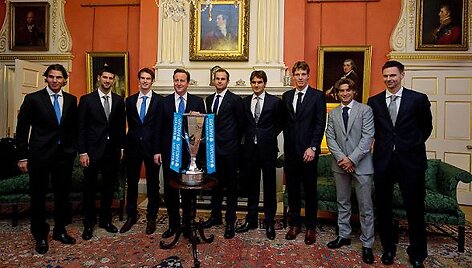 Baigiamojo ATP turnyro dalyvius prėmė britų premjeras 