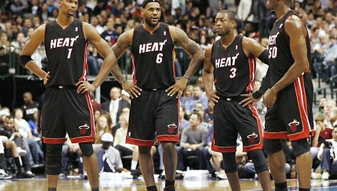 Majamio &bdquo;Heat&ldquo; superžvaigždės nepatenkintos ekipos treneriu.