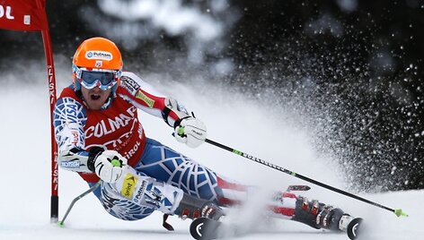 Tedas Ligety &ndash; tvirtas pasaulio taurės sezono lyderis.