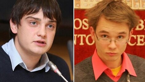 Vilius Morkūnas (kairėje) ir Dainius Dik&scaron;aitis