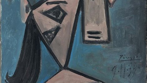 Pablo Picasso paveikslas „Moters galva“