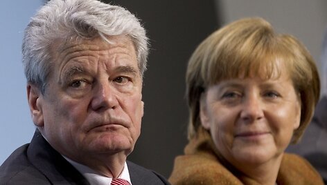 Joachimas Gauckas ir Angela Merkel