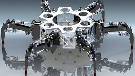 &Scaron;arūno &Scaron;utavičiaus &scaron;e&scaron;iakojis robotas-voras