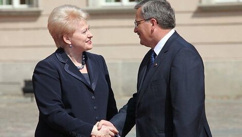 Dalia Grybaiskaitė dalyvauja susitikime