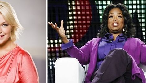 Agnė Armoškaitė ir Oprah Winfrey