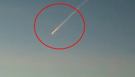 Peru užfiksuotas krentantis meteoritas.