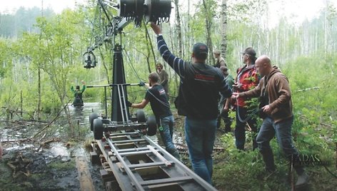 Atidaryta filmo „Tadas Blinda. Pradžia“ užkulisių fotografijų paroda.