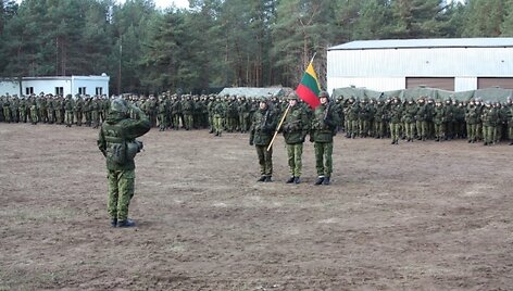 Pratybų atidarymo akimirka