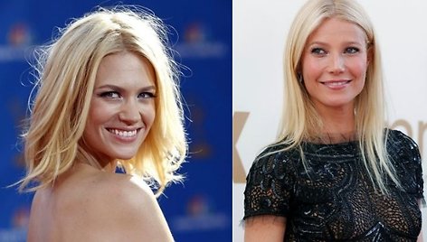 January Jones (kairėje) ir Gwyneth Paltrow