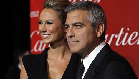 George'as Clooney ir Stacy Kebler