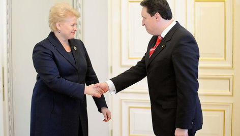 Dalia Grybauskaitė ir Artūras Melianas