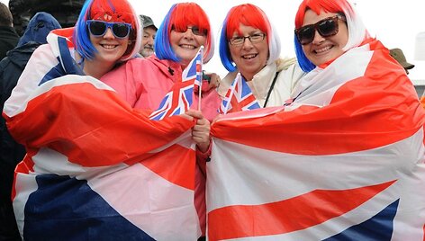 Britai &scaron;venčia karalienės valdymo jubiliejų