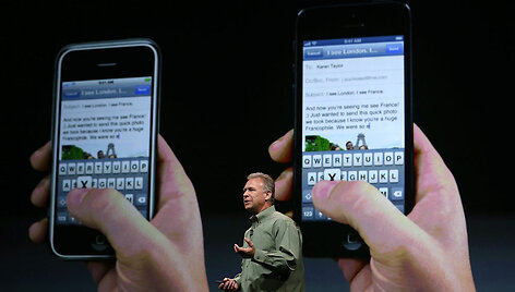 Pristatytas i&scaron;manusis &bdquo;iPhone 5&ldquo; telefonas