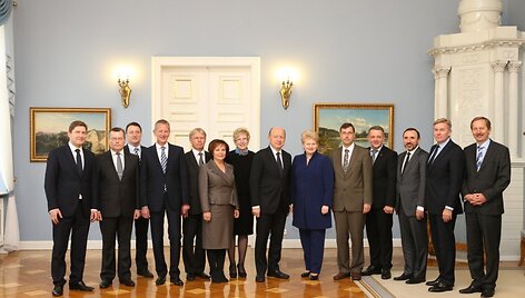 Prezidentė susitiko su Vyriausybe