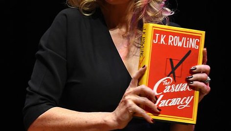 Joanne Rowling pristatė naują knygą