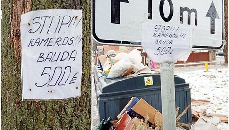 Įspėjimas ne&scaron;iuk&scaron;linti
