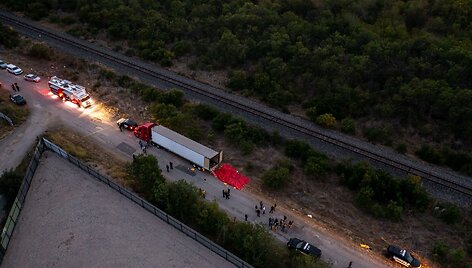 Vilkikas, kuriame rasti mirė migrantai