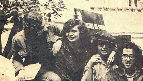 R.Bolano su draugais 1975 metais