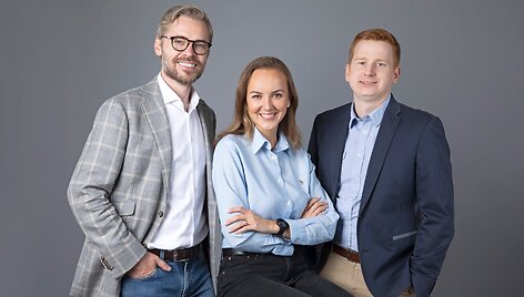 &bdquo;DeepFin&ldquo; komanda Algirdas Šakmanas, Gabija Gertienė, Ipolitas Janeliūnas 