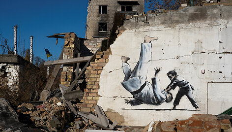 Banksy pie&scaron;inys