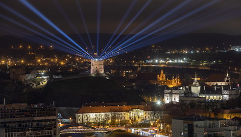 Vilniaus šviesų festivalis, Arvydo Buinausko instaliacija