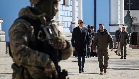 Joe Bidenas lankėsi Kyjive