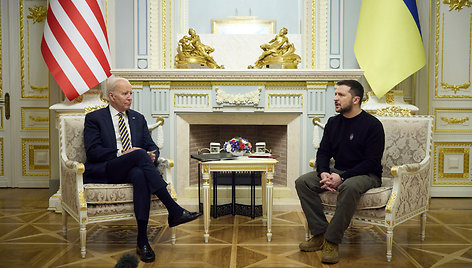 Joe Bidenas lankėsi Kyjive