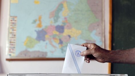 Graikijoje vyksta referendumas