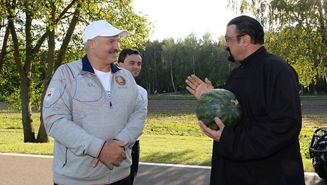 Holivudo žvaigždė viešėjo Baltarusijoje