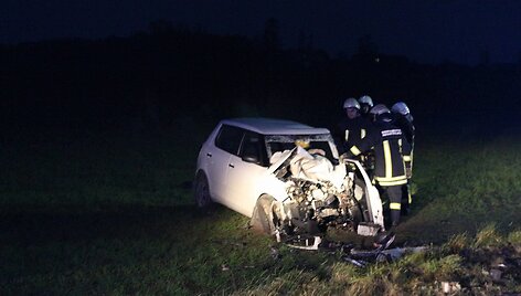 Avarijos metu nukentėjo trys žmonės