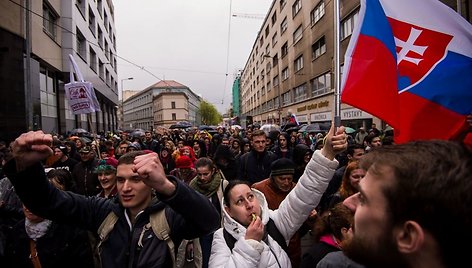 Protestas Slovakijoje