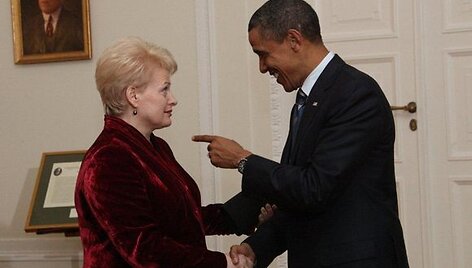 D.Grybauskaitė ir B.Obama