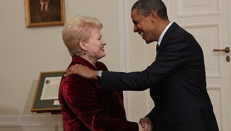 D.Grybauskaitė ir B.Obama