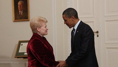 D.Grybauskaitė ir B.Obama