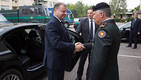 Saulius Skvernelis domėjosi, kaip tarnyba pasiruošusi  reaguoti teroro atveju