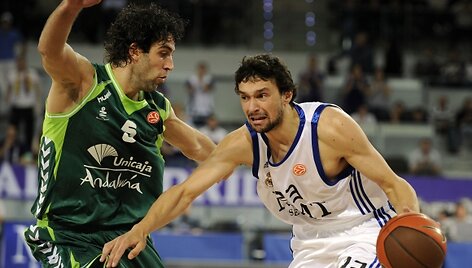 &bdquo;Unicaja&ldquo; &ndash; &bdquo;Real&ldquo; rungtynių akimirka