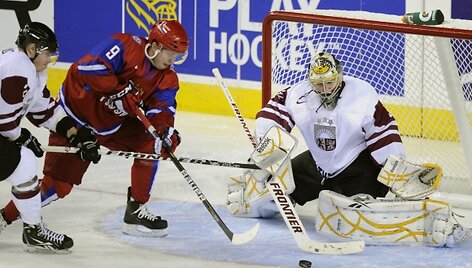 Latvijos ir Rusijos U-20 rinktinių mačas