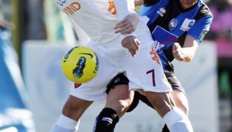 &bdquo;Atalanta&ldquo; &ndash; &bdquo;Roma&ldquo; rungtynių akimirka