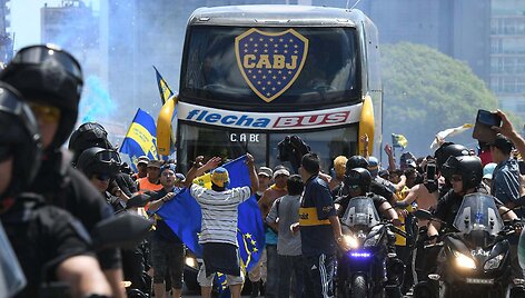 Prie&scaron; &bdquo;The Copa Libertadores&ldquo; rungtynes tarp &bdquo;River Plate&ldquo; ir &bdquo;Boca Juniors&ldquo;