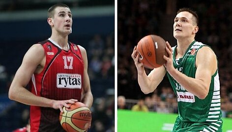 Jonas Valančiūnas ir Paulius Jankūnas