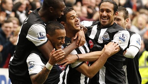 &bdquo;Newcastle&ldquo; futbolininkų džiaugsmas