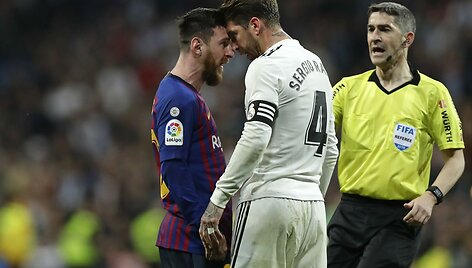 Lionelis Messi ir Sergio Ramosas
