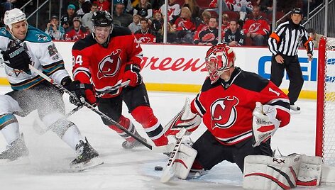 &bdquo;Devils&ldquo; &ndash; &bdquo;Sharks&ldquo; rungtynių akimirka