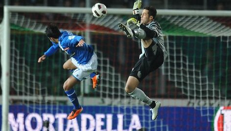 &bdquo;Brescia&ldquo; &ndash; &bdquo;Inter&ldquo; rungtynių akimirka